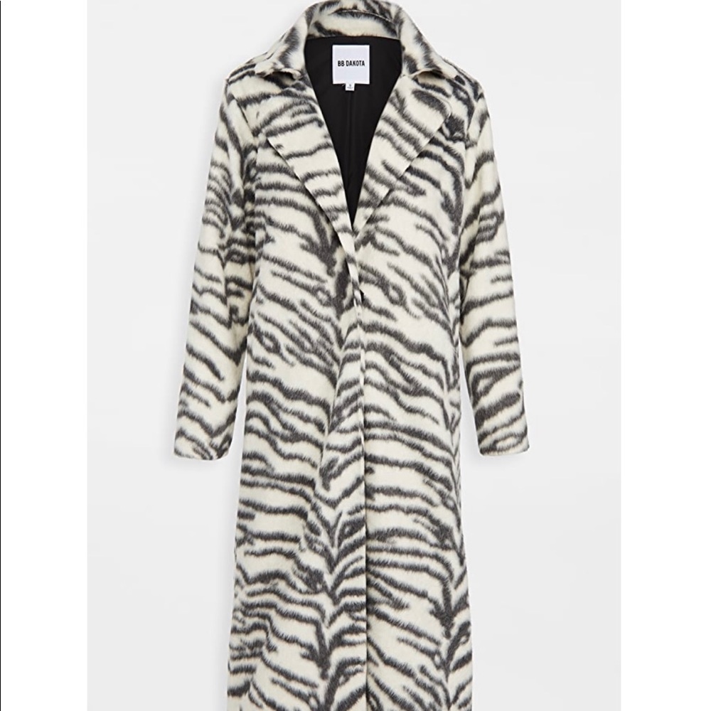 BB Dakota Zebra print Coat
